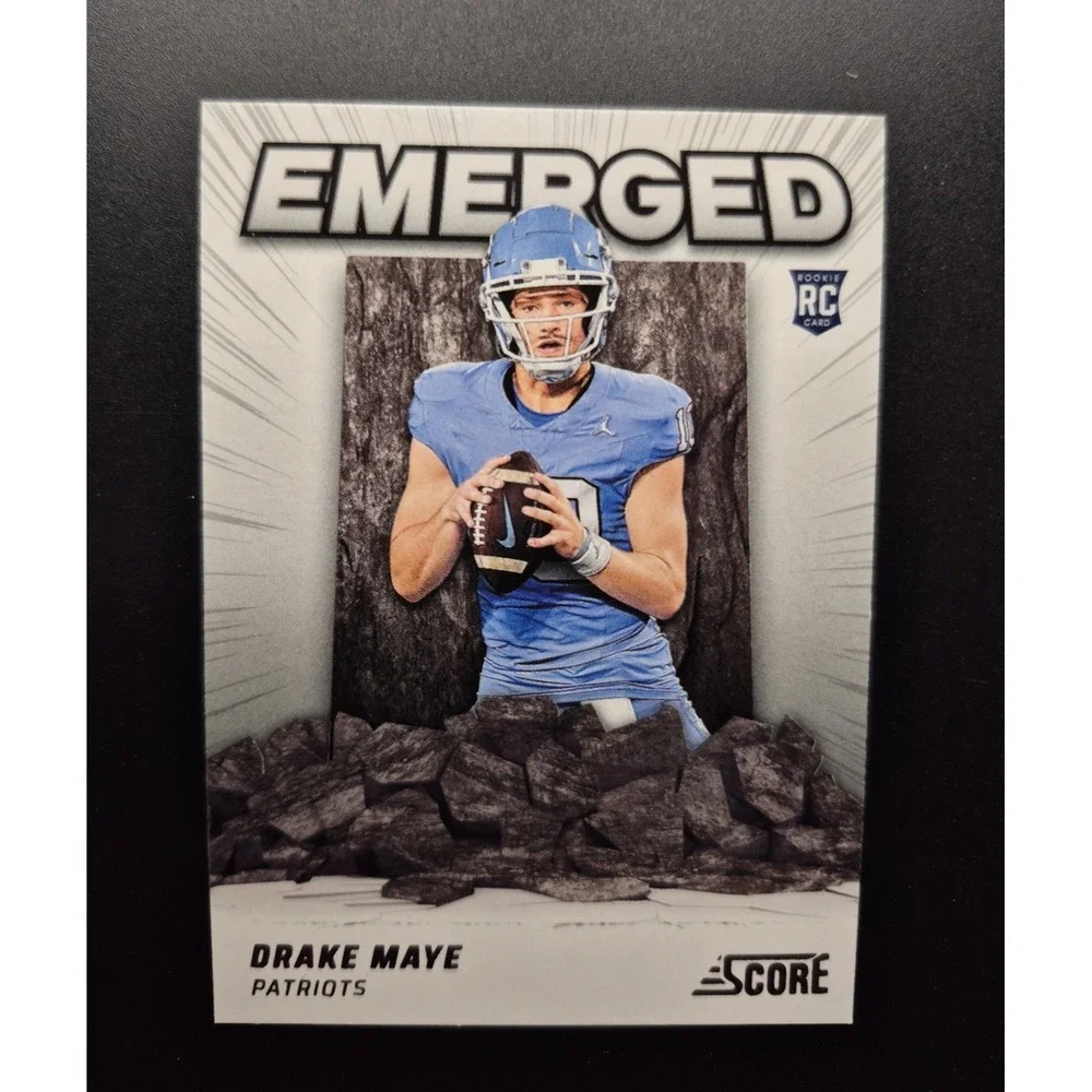 2024 Panini Score Drake Maye#EM-DME Emerged (RC) New England Patriots